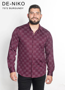 MENS CHECK ILLUSION SHIRT