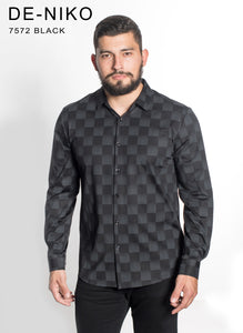 MENS CHECK ILLUSION SHIRT