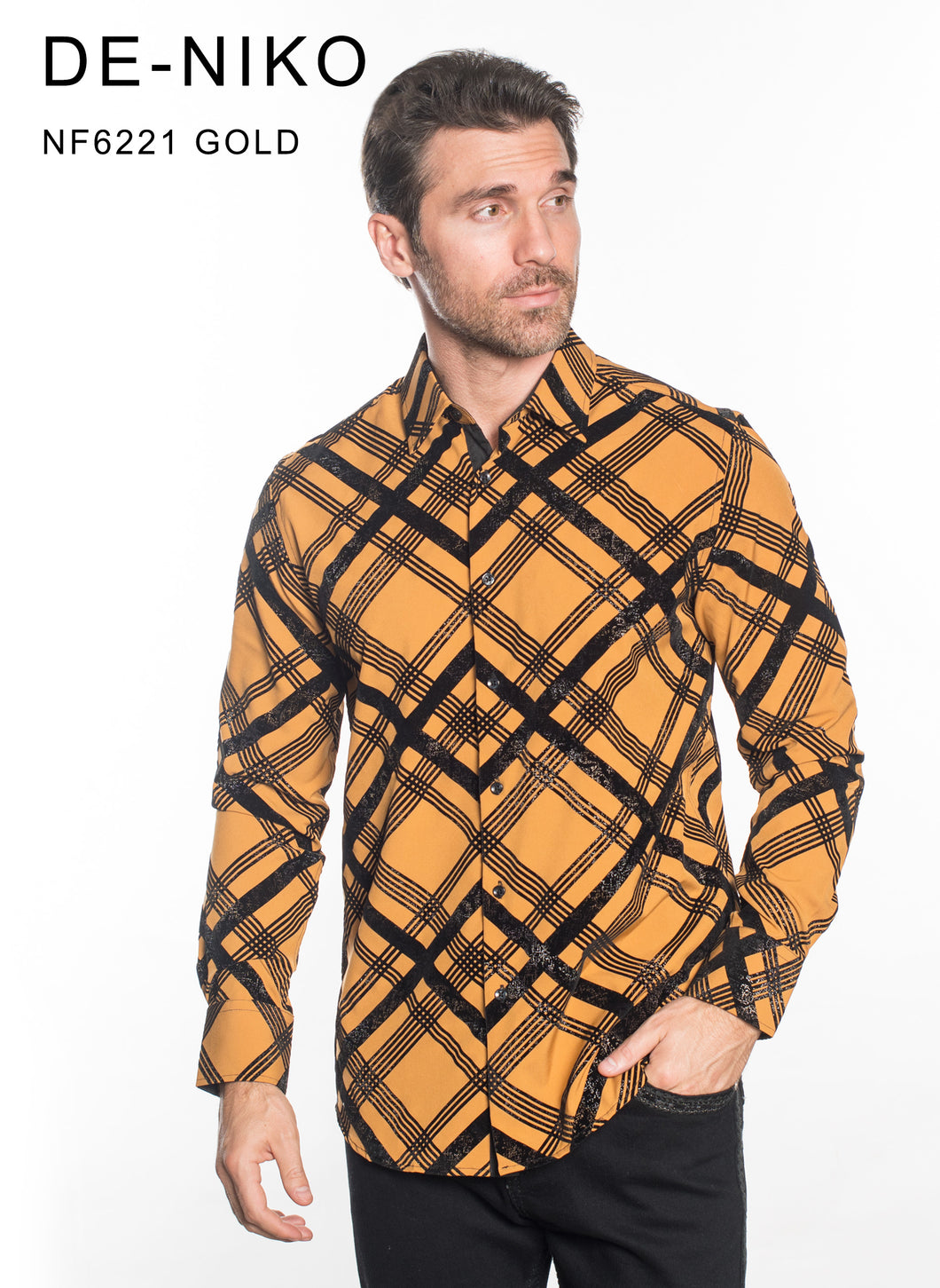 Mens Metallic Shirt