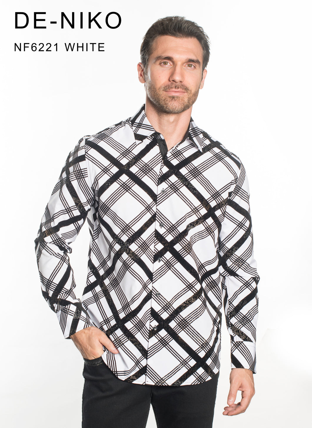 Mens Metallic Shirt