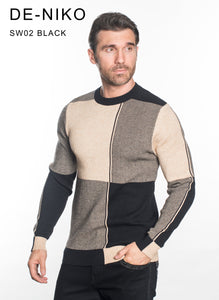 MENS KNIT SWEATER CASHMERE TOUCH