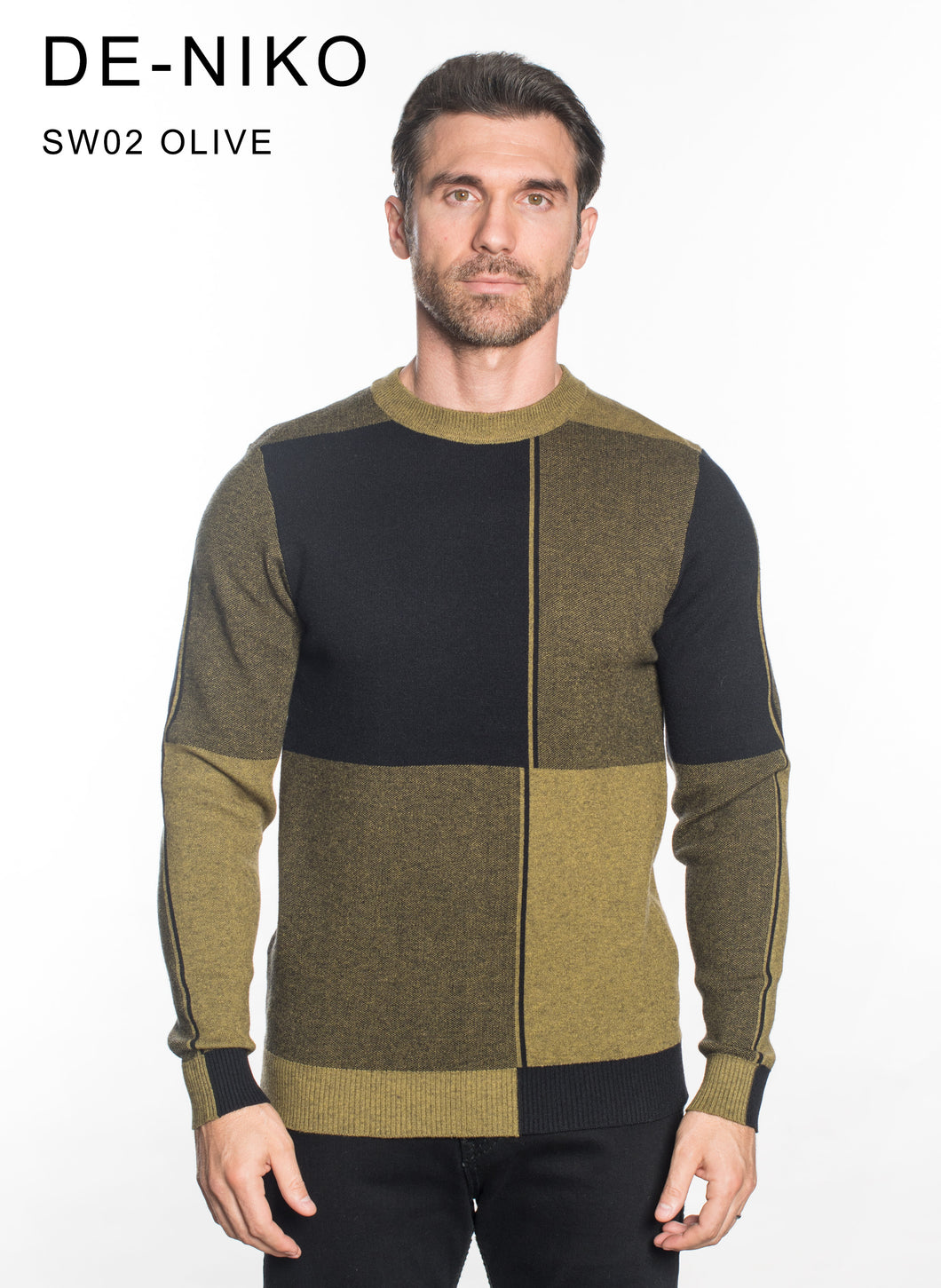 MENS KNIT SWEATER CASHMERE TOUCH