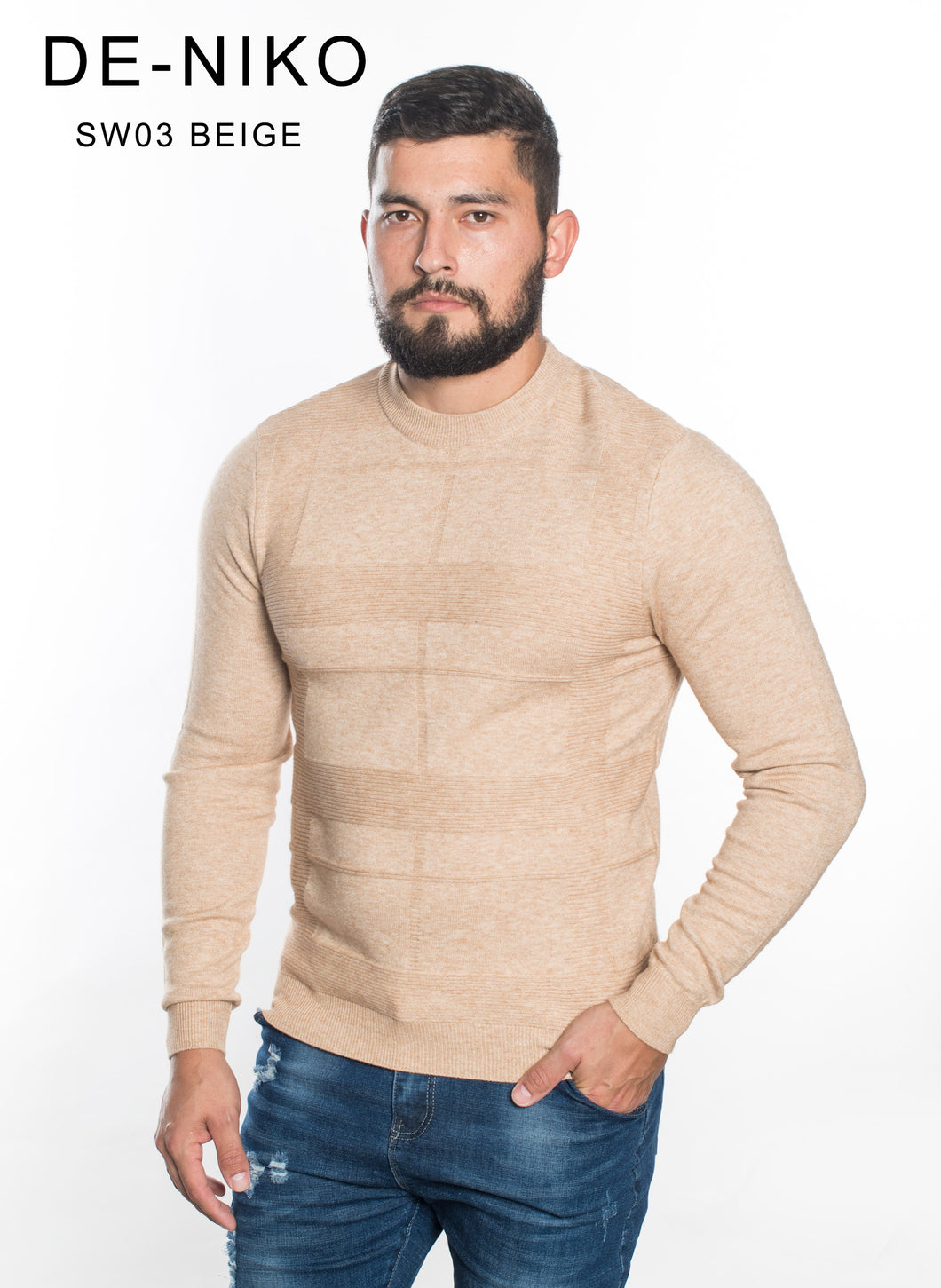 MENS STRIPE SWEATER