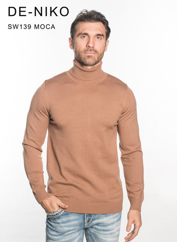 MENS TURTLENECK SWEATER CASHMERE TOUCH