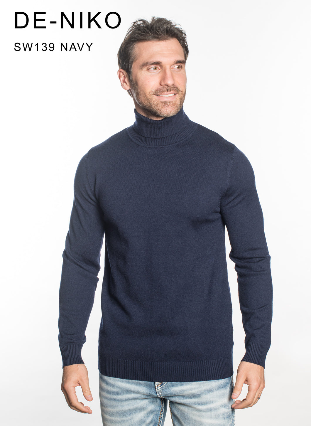 MENS TURTLENECK SWEATER CASHMERE TOUCH