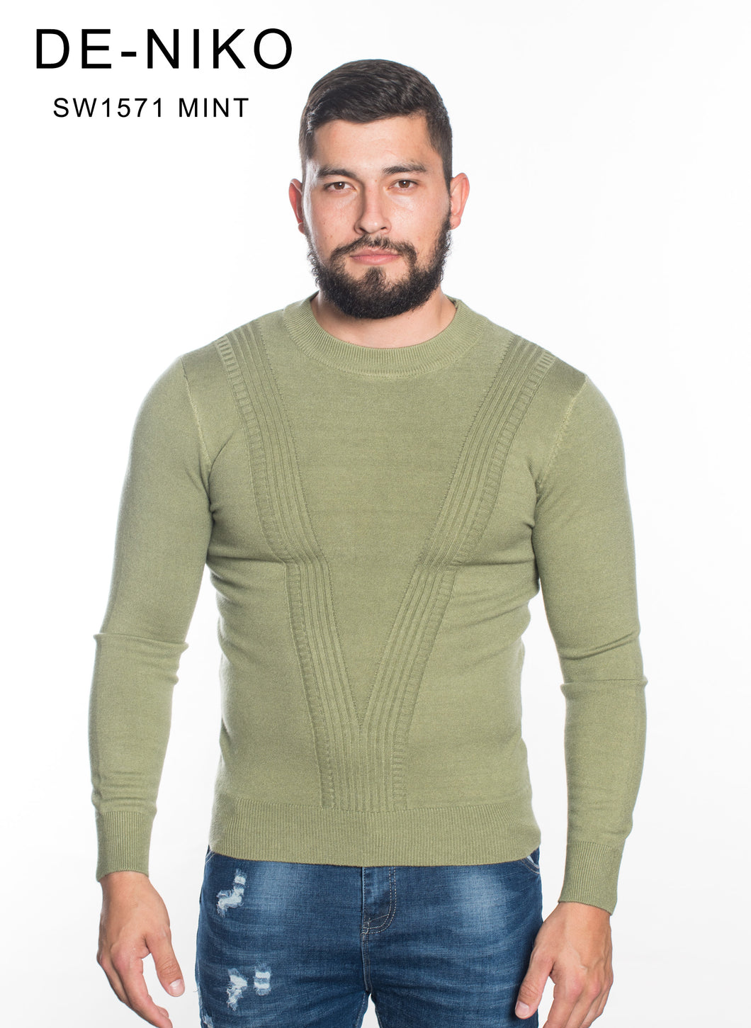 MENS V DESIGN SWEATER