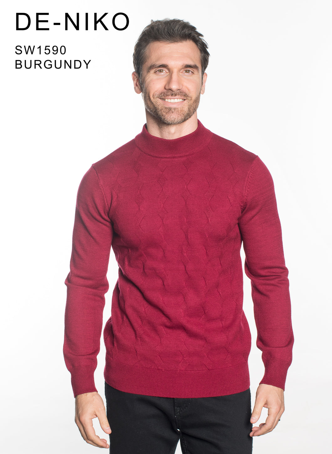 MENS KNIT SWEATER CASHMERE TOUCH