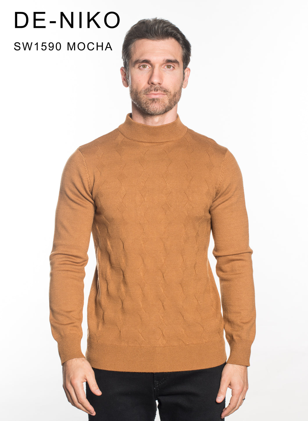 MENS KNIT SWEATER CASHMERE TOUCH