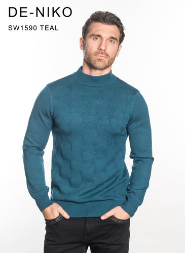 MENS KNIT SWEATER CASHMERE TOUCH